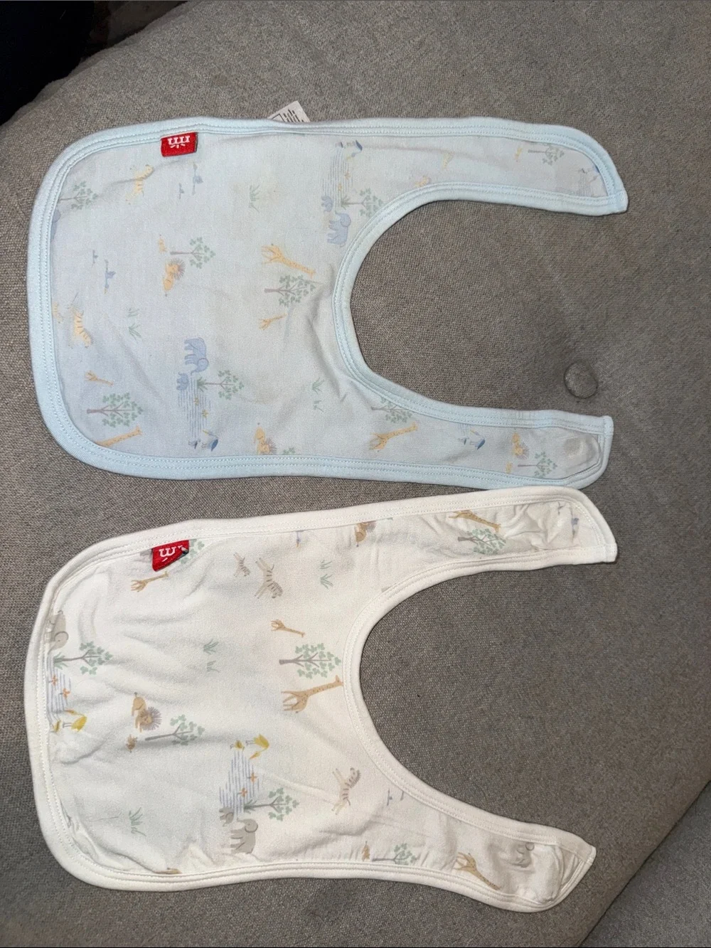 Magnetic Me 9 Count Kids Reversible Bibs - Pastel Multi & Teal